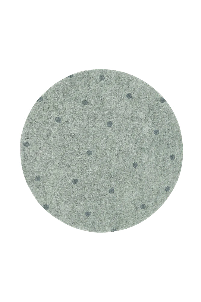 Round Dot Blue Sage